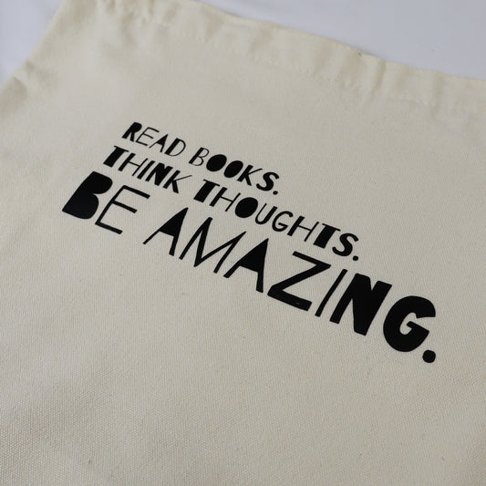 Read Think Be Crossbody Tote