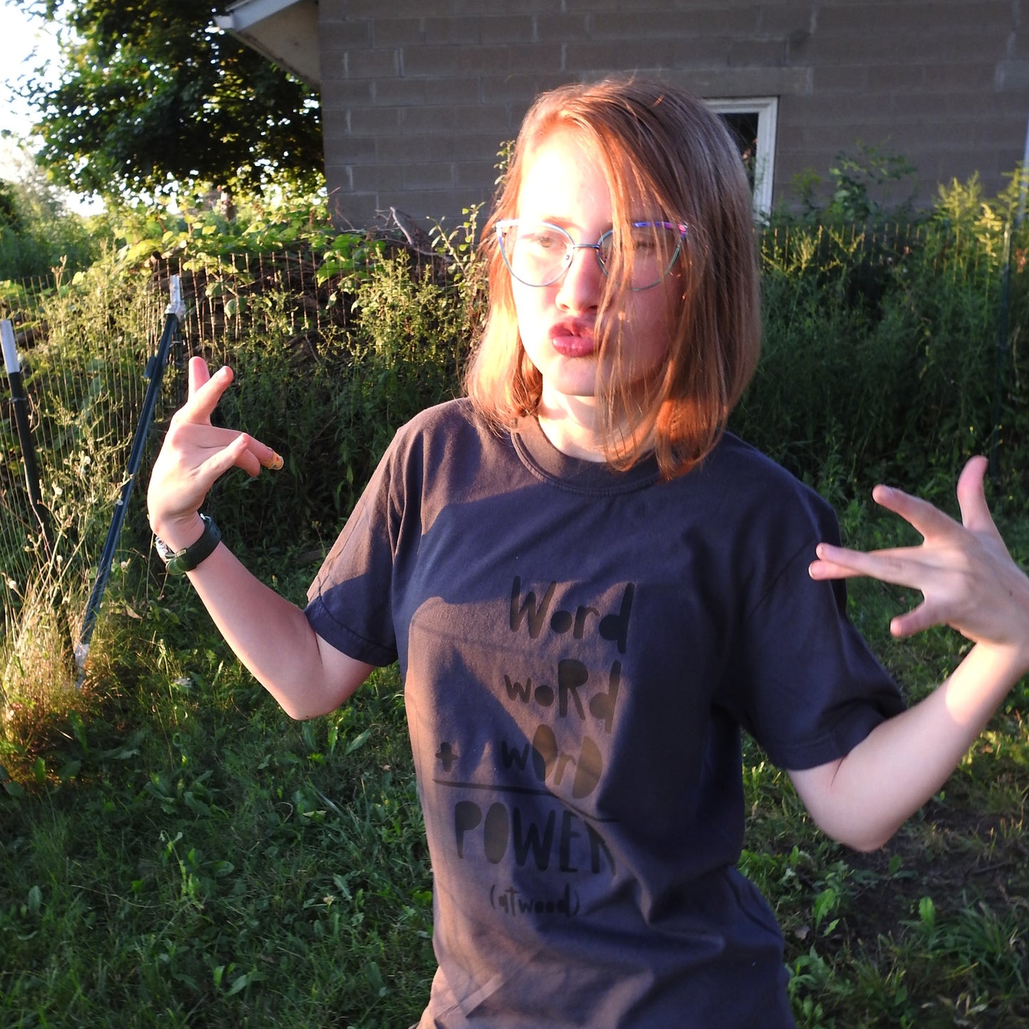Word+Word+Word=Power Graphic Tshirt